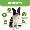 MON2SUN Dog Treats, 3-3.5 Inch Triple Flavor Wrapped Rawhide Donuts,