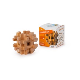 Brain Puzzle Cerebellum, wooden 3d brainteaser puzzle