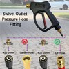 Swivel Short Pressure Washer Gun - 5000 PSI Power Washer