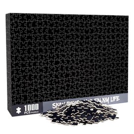 1000-Piece Solid Black Adult Jigsaw Puzzles