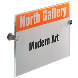 Durable Crystal Sign, Door Sign, transparent