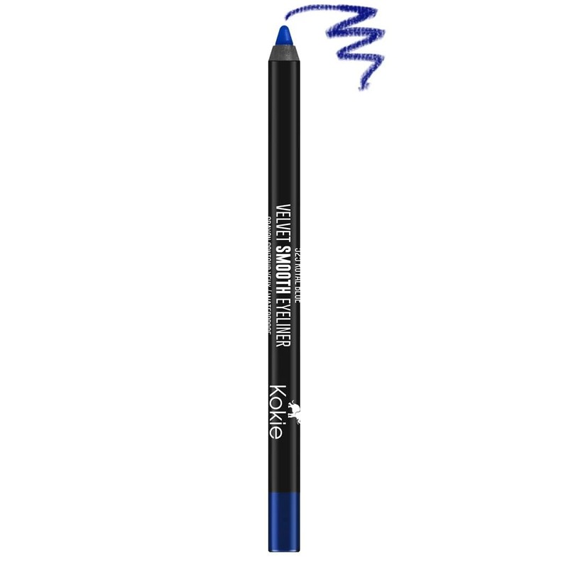 Kokie Cosmetics Waterproof Velvet Smooth Eyeliner Pencil, Royal Blue, 0.042