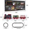 Children's Toy Christmas Train Rail Set with Light and Sound
