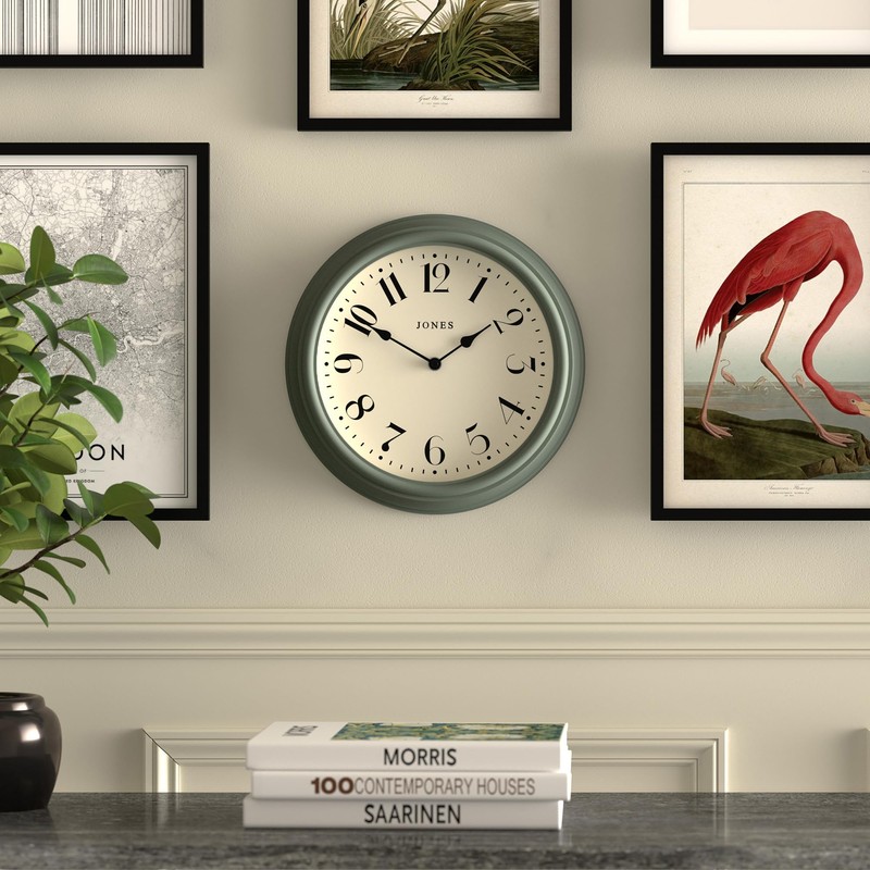 Jones Clocks® Serenity Wall Clock - Round Wall Clock -