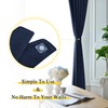 NICETOWN Magnetic Curtain Tiebacks Modern Handmade Tie Backs Decorative Curtain