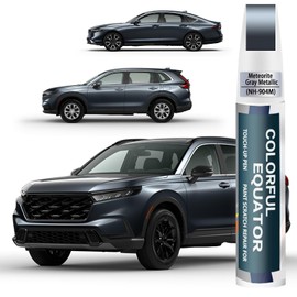 Meteorite Gray Metallic(NH-904M) Touch Up Paint Compatible with Honda, Car Paint Pen Scratch Repair Two-In-One Touch Up Paint