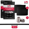 SULPO Elastic laces without ties, elastic, with metal closure, 2