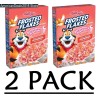 Kellogg's 2 PACK- Kelloggs Frosted Flakes Strawberry Milkshake Cereal 11.6 oz (Total 23.2)
