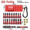 Geinxurn Mixing Screwdriver Bit Set 22 Pieces, Pozidriv Phillips Torx