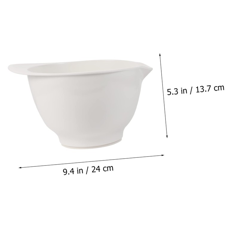 LABRIMP 1pc Multifunctional Mixing Bowl Versatile Baking Salad Bowl Smooth