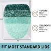 Arotive Soft Microfiber Bathroom Toilet Lid Cover, Machine Washable Seat
