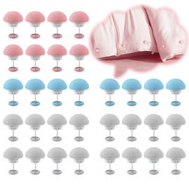 AUXIN 32 Pack Duvet Cover Clips, Non-Slip Bed Quilt Pins, Sheet Cushion Curtain Fasteners, Easy to Use Anti-Jumping Fixing Buttons