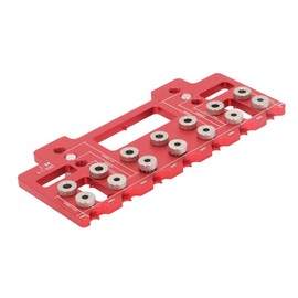 Cabinet Hole Drilling Jig Wear-Resistant Hardened Steel Drill Bushing Precise Cabinet Door Handle Installation Jig Tool
