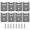 VOANZO 8Pcs Rubber Stops for Shower Room Door Pulley Prevents