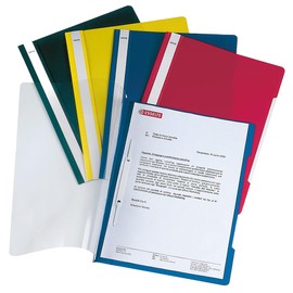 Leitz Plastic Hefter 4191-85 A4 PVC grau