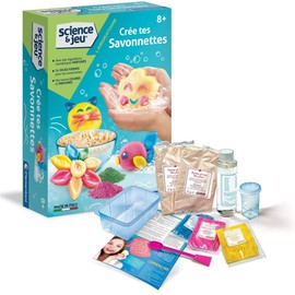 Clementoni 52532 Science Lab - Soft Soaps - Laboratory for Children - Science Game - French Version, Made in Italy, from 8 Years