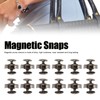 50 Sets Magnetic Button Clasp Snaps 18x5mm High Hardness Alloy