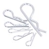 150PCS Cotter Pins, Galvanized Steel R Shaped Trailer Hitch Pins