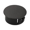 Baomain 25-Pack Plastic Hole Plugs Black 7/8" (22mm) Locking Hole
