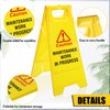 Geetery 4 Pcs Maintenance Work in Progress Floor Sign Two