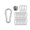 Gupermac (Made in USA) Stainless Steel Carabiner Spring snap Hook