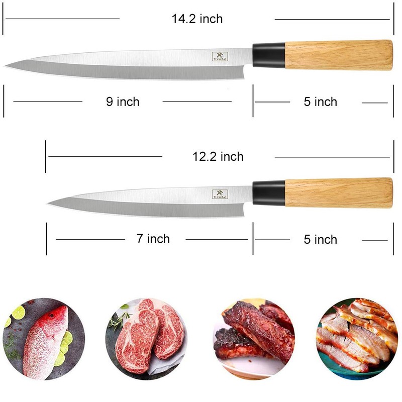 sawkit Sashimi Sushi Knife 7-9 Inch/Fish Perfect Boning Knives/Bread Chef's/For