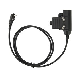 Radio Headset Adapter Push To Talk Clear Sound Walkie Talkie Earpiece Adapter Replacement for Icom V8 V80 V82