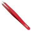 Rubis Classic Slant Tweezer - Red
