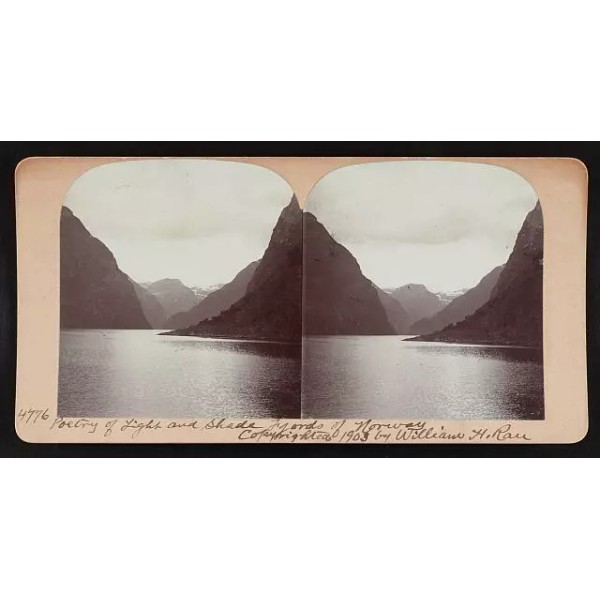Special Label Photo:Poetry of light and shade, Fijords of Norway,
