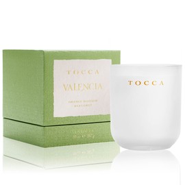 Tocca Valencia Candela: Orange Blossom, Bergamot | Richly Fragranced, Hand-Poured Candle, 10 oz.