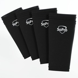 SoPro 2 Pairs of Shin Pads Holder Football for Children and Adults - Non-Slip Shin Pad Holder - Shin Pads Holder Socks - Shin Pads Holder Football