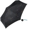 ESPRIT Cutted Cool Ultra Mini Pouch Pocket Umbrella Black Colourful