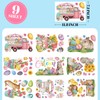 9 Sheets Easter Window Clings, Easter Window Stickers Decorations Spring