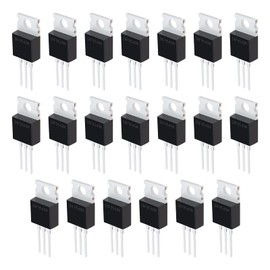 YINETTECH 20 pieces IRF9540 MOSFET transistor MOSFET field effect tubes 23A 100V 3 pin P-channel rectifier electronic accessories replacement