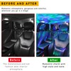 Dickno USB Star Night Light Projector, Portable Car Roof Sound