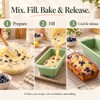 Silicone Baking Molds NonStick Rectangle Cake Pans Mini Loaf Pan