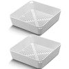 Tuanse 2 Pcs 8.5 x 8.5 x 2.5 Inch Floor