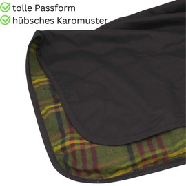 AMKA Bockdecke Fahrsport Carriage Bock Apron in Checked Design