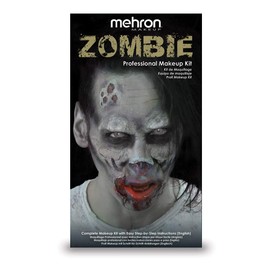 Mehron Premium Character Kit | Complete Halloween & Cosplay Makeup Kit | Made in USA | Includes All Tools & Instructions | Zombie