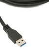 USB 3.0 Extension Cable Black 16.4ft 5Gbit Per Sec Male