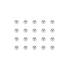sourcing map G25 Precision Chrome-Plated Steel Bearing Balls 1 mm