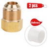 Brass Pipe Adapter - 5/8" SAE Female to 3/4" SAE