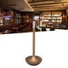 Cordless Table Lamp Innovative Candle Shape 3 Levels Brightness Dimmable
