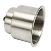 FreeTec Stainless Steel Drink Holder with Drain Bottle Holder for