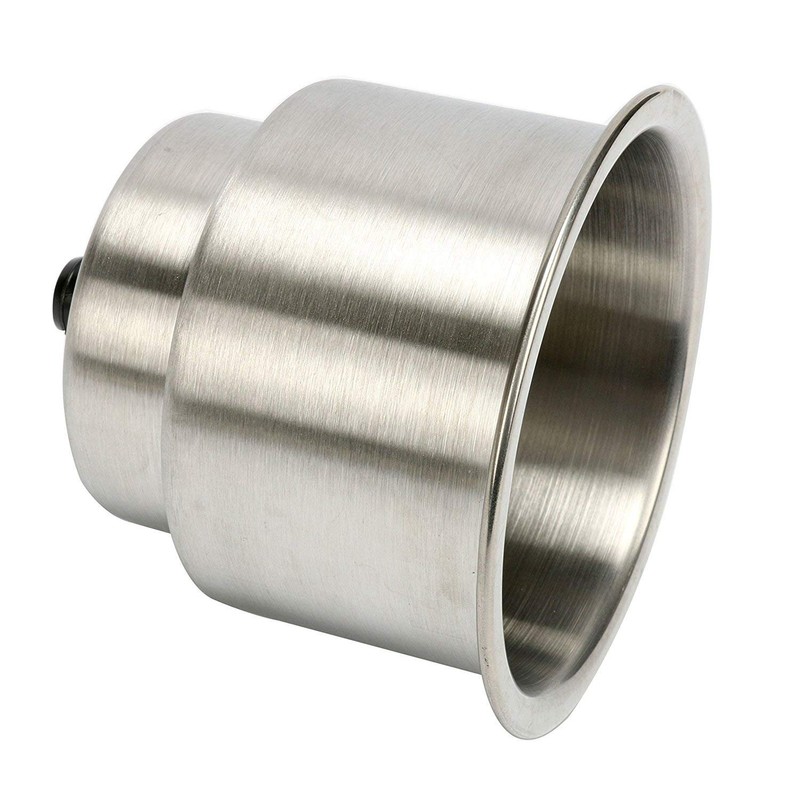 FreeTec Stainless Steel Drink Holder with Drain Bottle Holder for