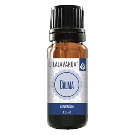 LilaLavanda Calma - Mezcla de aceites esenciales para ayudar a controlar el estrés y para meditación Con incienso, mandarina y neroli 100% puros - 10 ml