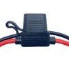 2.1FT 12AWG Anderson Power Cable to O Ring Terminal for