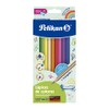 Pelikan 30330304 Lápices de colores triangulares con 24 Piezas largos