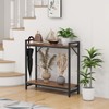 Livofloral Narrow Console Table, Small Entryway Table with 2 Support