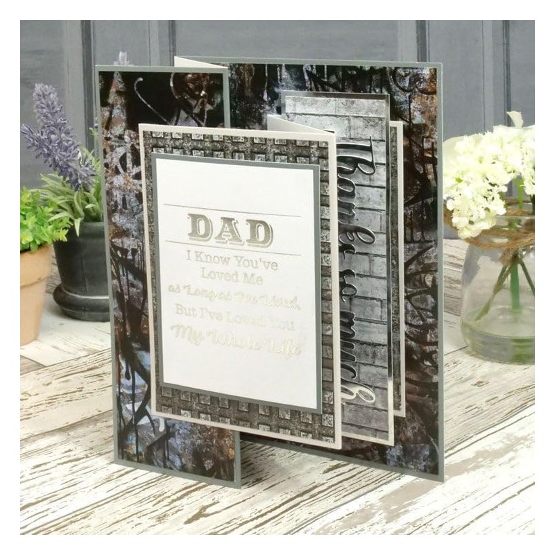 Hunkydory Crafts Duo Design Paper Pads - Industrial Textures &